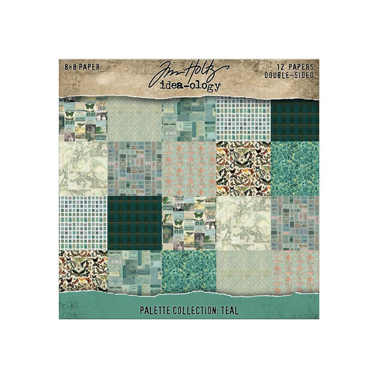Tim Holtz® Idea-ology Palette Collection - Teal 8x8 Idea-ology Tim Holtz Other 
