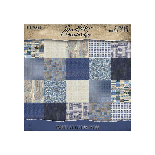 Tim Holtz® Idea-ology Palette Collection - Indigo 8x8 Idea-ology Tim Holtz Other 