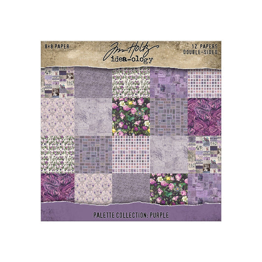Tim Holtz® Idea-ology Palette Collection - Purple 8x8 Idea-ology Tim Holtz Other 