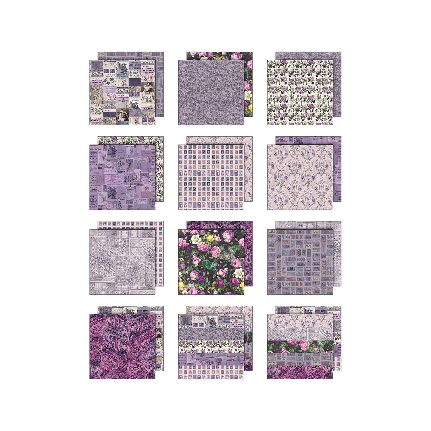 Tim Holtz® Idea-ology Palette Collection - Purple 8x8 Idea-ology Tim Holtz Other 