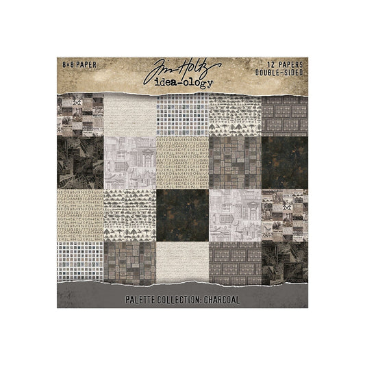 Tim Holtz® Idea-ology Palette Collection - Charcoal 8x8 Idea-ology Tim Holtz Other 