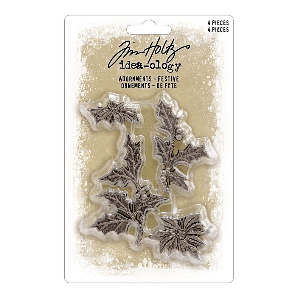 Tim Holtz Idea-ology Adornments Festive Tim Holtz Other 
