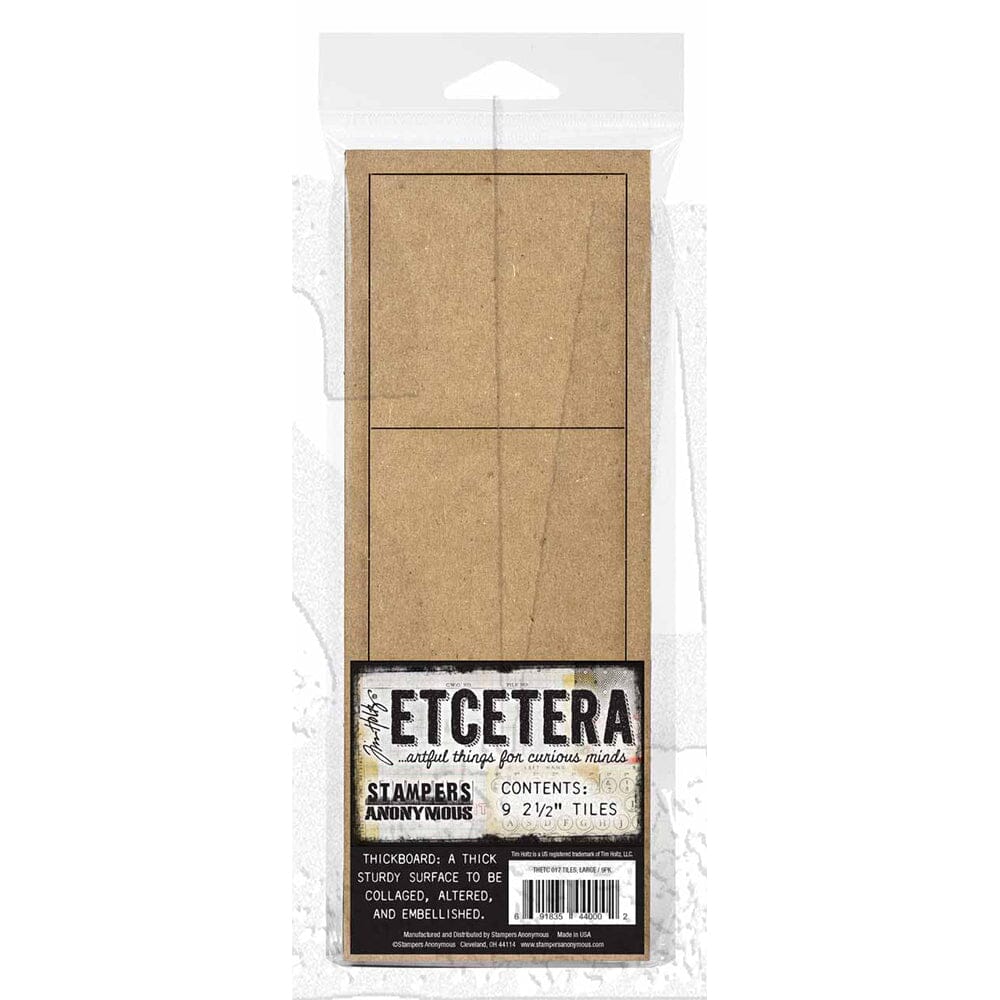 Tim Holtz Stampers Anonymous Etcetera - Tiles Large Stampers Anonymous Tim Holtz Other 