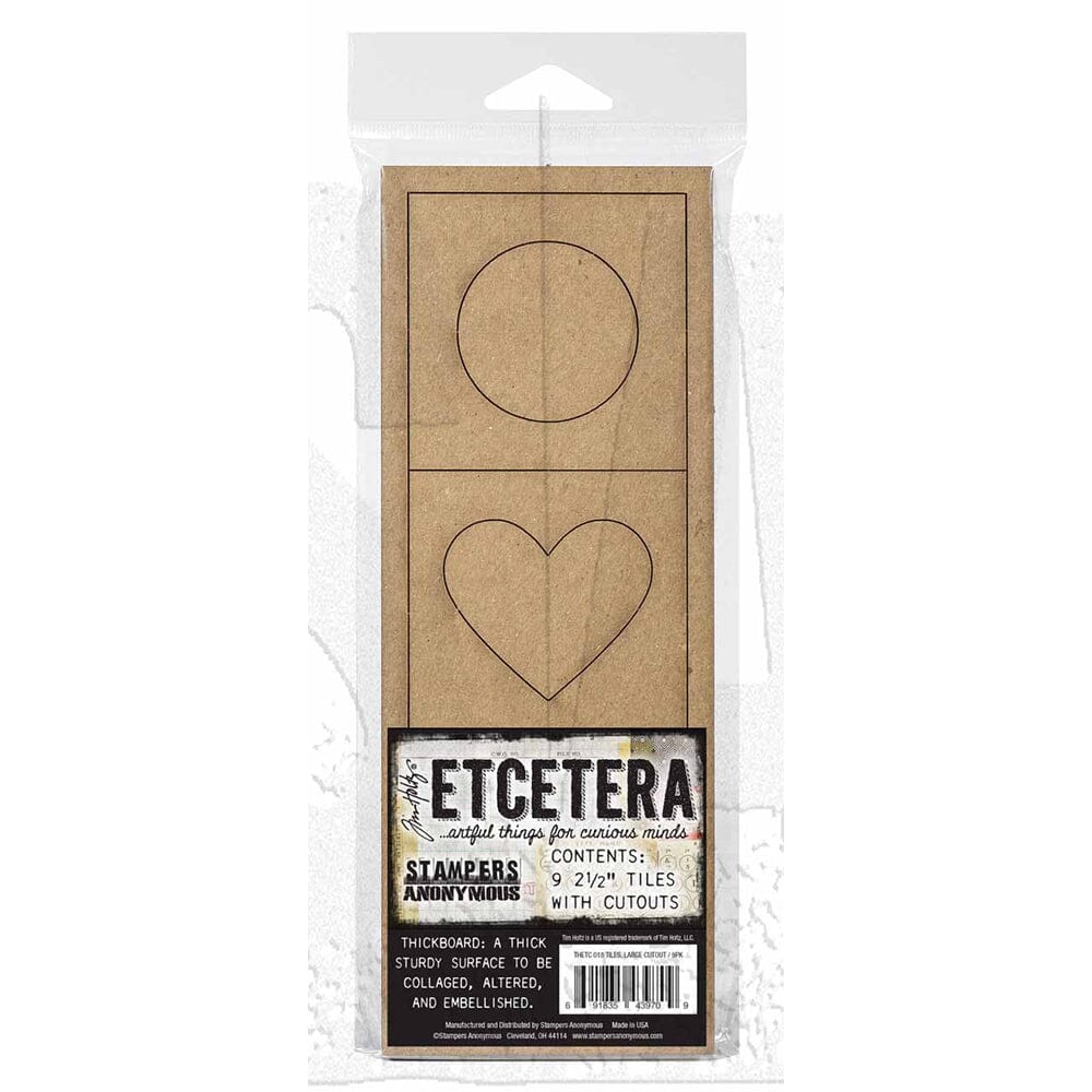 Tim Holtz Stampers Anonymous Etcetera - Tiles Large Cutout Stampers Anonymous Tim Holtz Other 