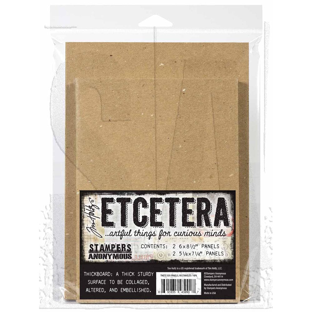 Tim Holtz Stampers Anonymous Etcetera - Panels Rectangles Stampers Anonymous Tim Holtz Other 