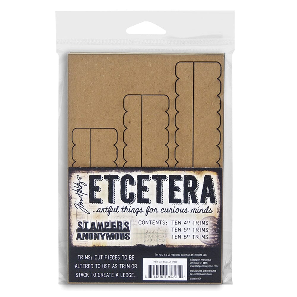 Tim Holtz Stampers Anonymous Etcetera - Scallop Trims Stampers Anonymous Tim Holtz Other 