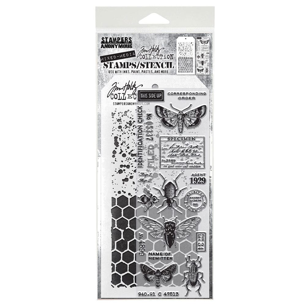 Tim Holtz Stampers Anonymous Stamp & Stencil Mixed Media #11 Stampers Anonymous Tim Holtz Other 