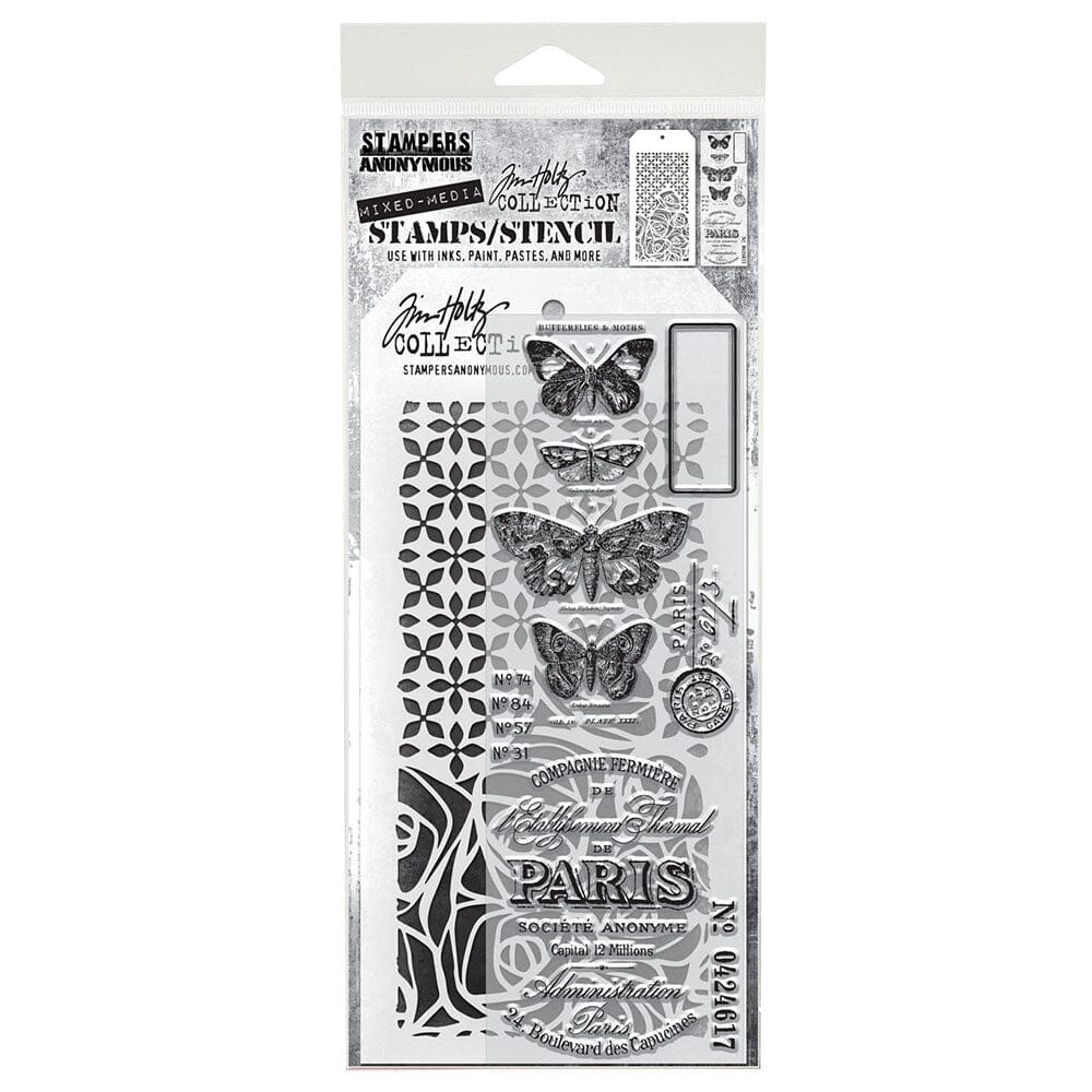 Tim Holtz Stampers Anonymous Stamp & Stencil Mixed Media #20 Stampers Anonymous Tim Holtz Other 