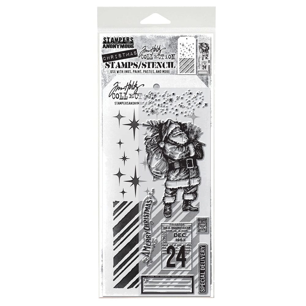 Tim Holtz Stampers Anonymous Stamp & Stencil Mixed Media #31 Stampers Anonymous Tim Holtz Other 