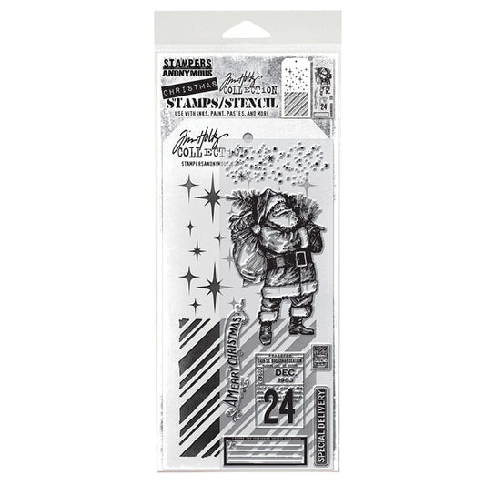 Tim Holtz Stampers Anonymous Stamp & Stencil Mixed Media #31 Stampers Anonymous Tim Holtz Other 