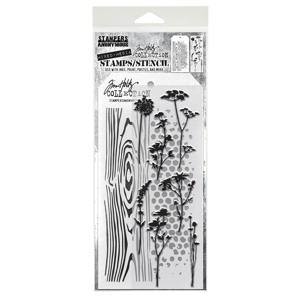 Tim Holtz Stampers Anonymous Stamp & Stencil Mixed Media #59 Stampers Anonymous Tim Holtz Other 