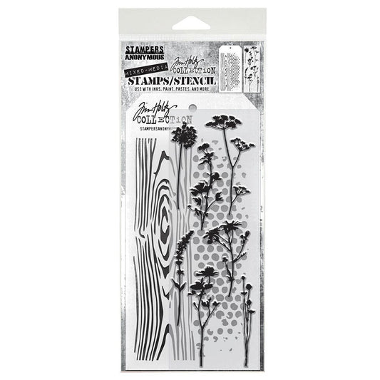 Tim Holtz Stampers Anonymous Stamp & Stencil Mixed Media #59 Stampers Anonymous Tim Holtz Other 
