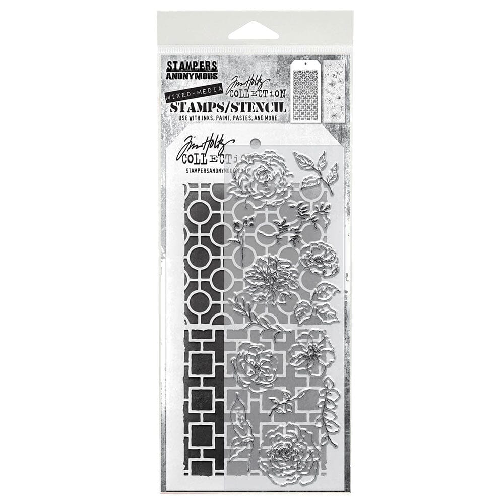Tim Holtz Stampers Anonymous Stamp & Stencil Mixed Media #61 Stampers Anonymous Tim Holtz Other 