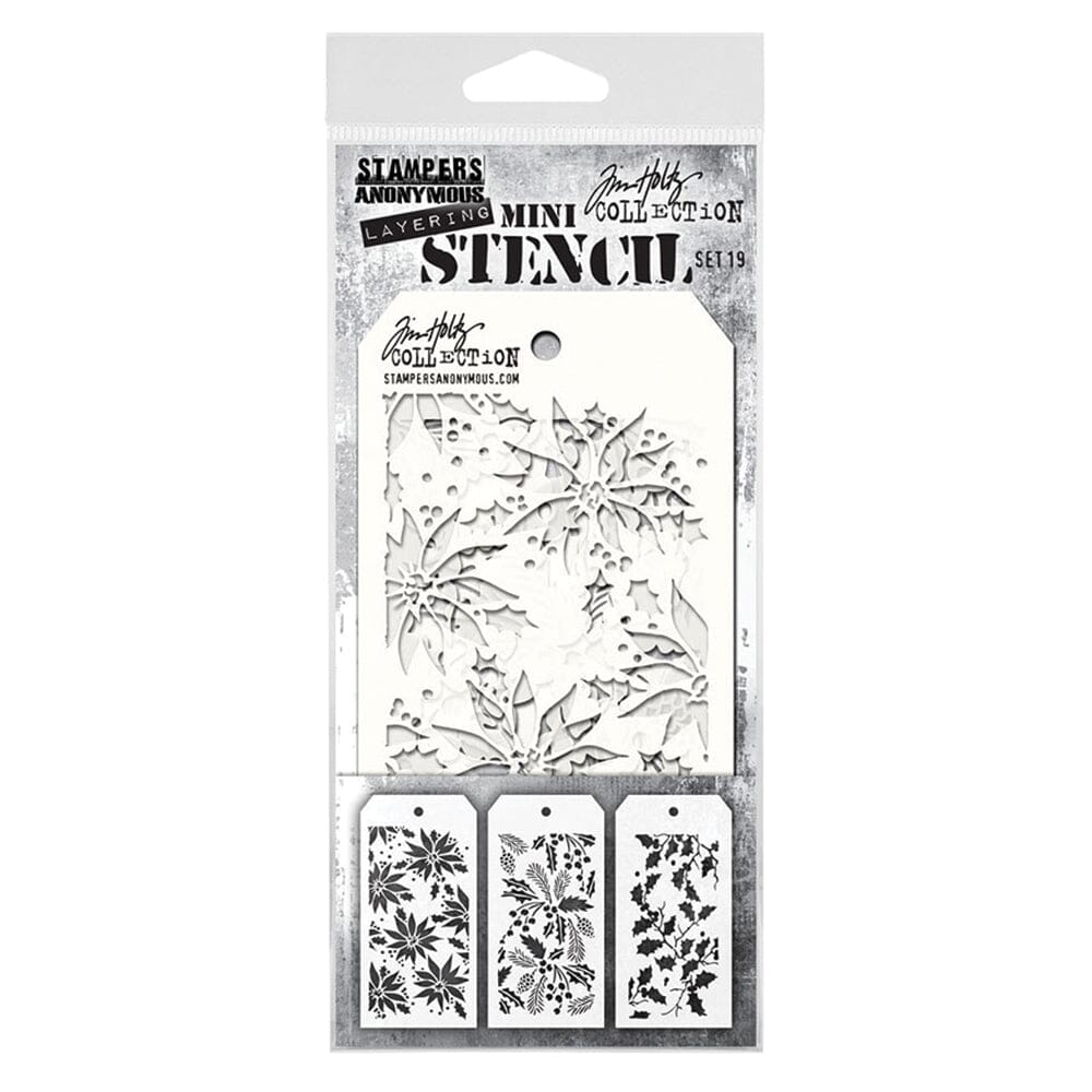 Tim Holtz Stampers Anonymous Mini Layering Stencil Set #19 Stampers Anonymous Tim Holtz Other 