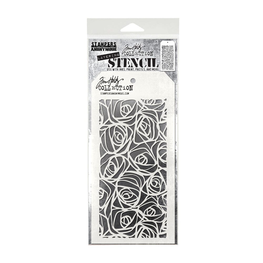 Tim Holtz® Stampers Anonymous - Layering Stencils - Scribbles Stencil Tim Holtz Other 