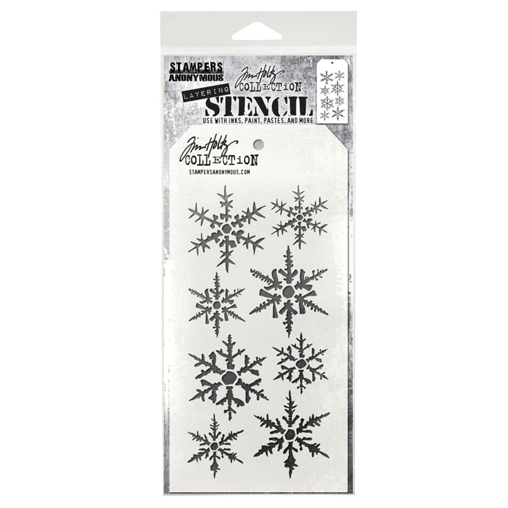 Tim Holtz® Stampers Anonymous - Layering Stencils - Snowflakes Stencil Tim Holtz Other 