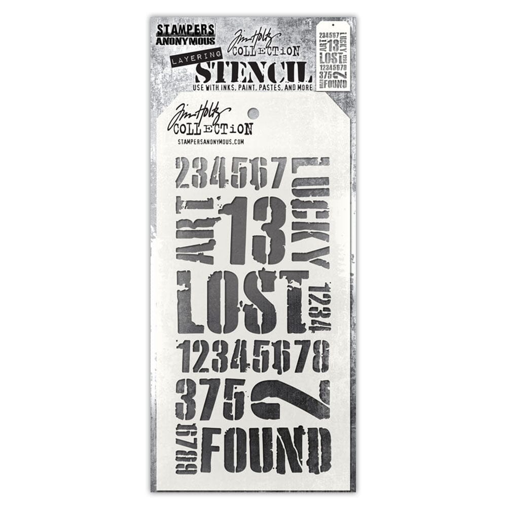 Tim Holtz® Stampers Anonymous - Layering Stencils - Industrial Stencil Tim Holtz Other 