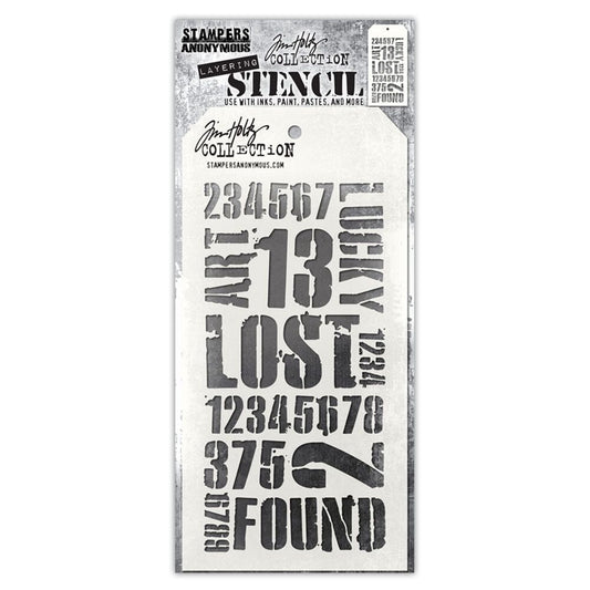 Tim Holtz® Stampers Anonymous - Layering Stencils - Industrial Stencil Tim Holtz Other 