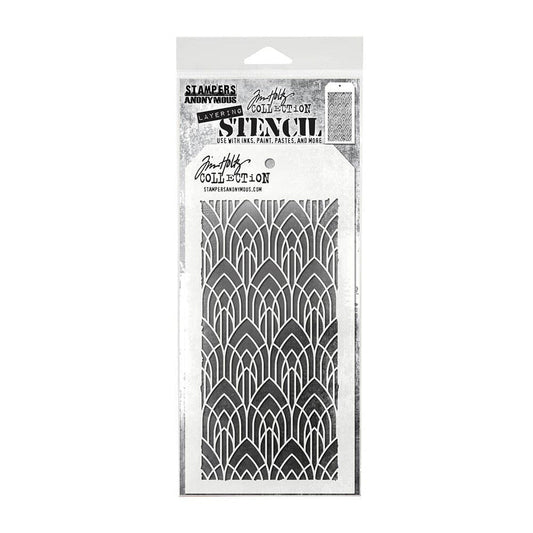 Tim Holtz Stampers Anonymous Layering Stencil Deco Arch Stampers Anonymous Tim Holtz Other 