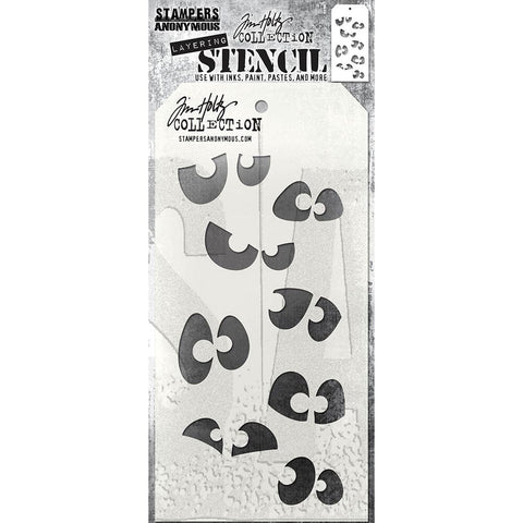 Tim Holtz Stampers Anonymous Layering Stencil Peekaboo Tim Holtz Other 