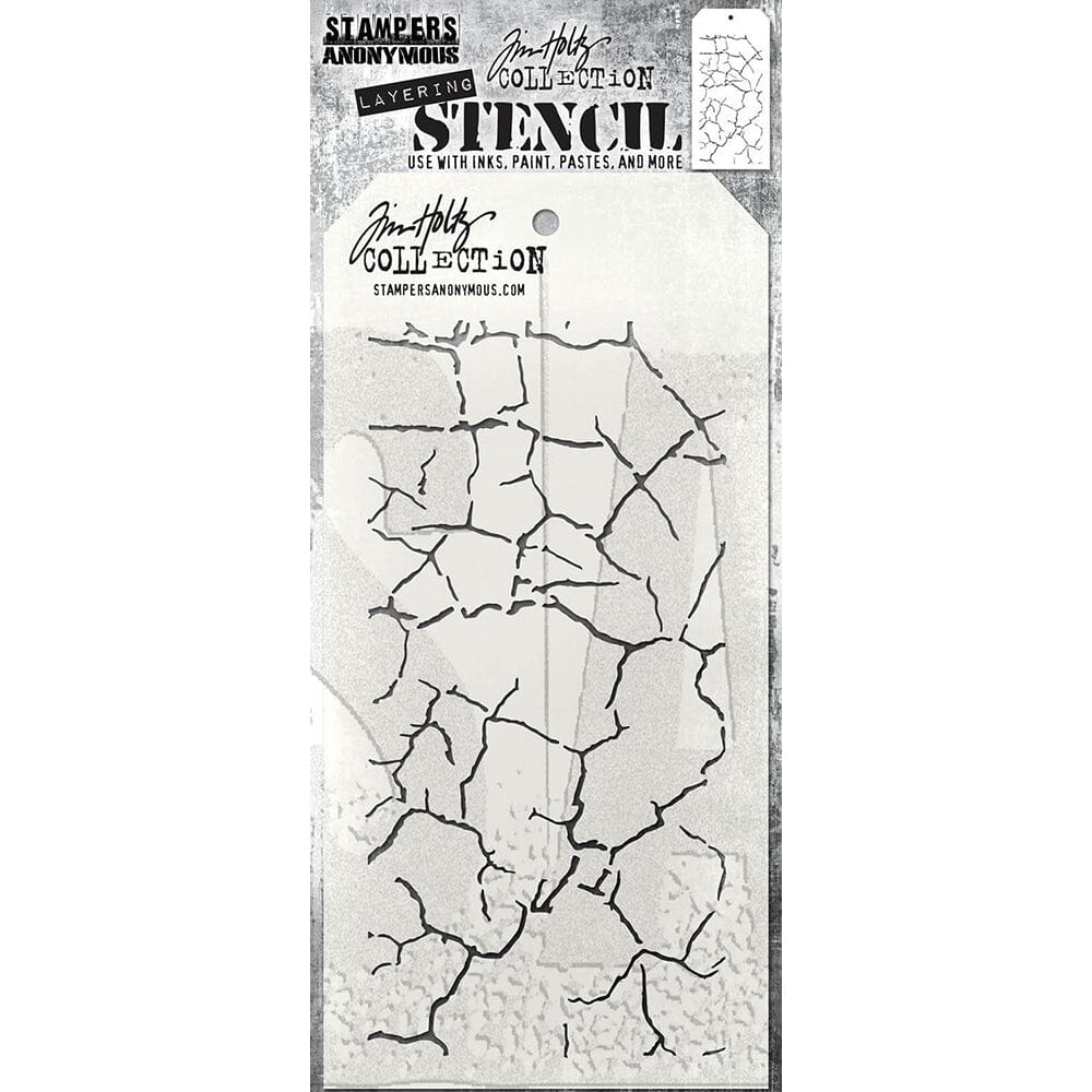 Tim Holtz Stampers Anonymous Layering Stencil Fractured Tim Holtz Other 