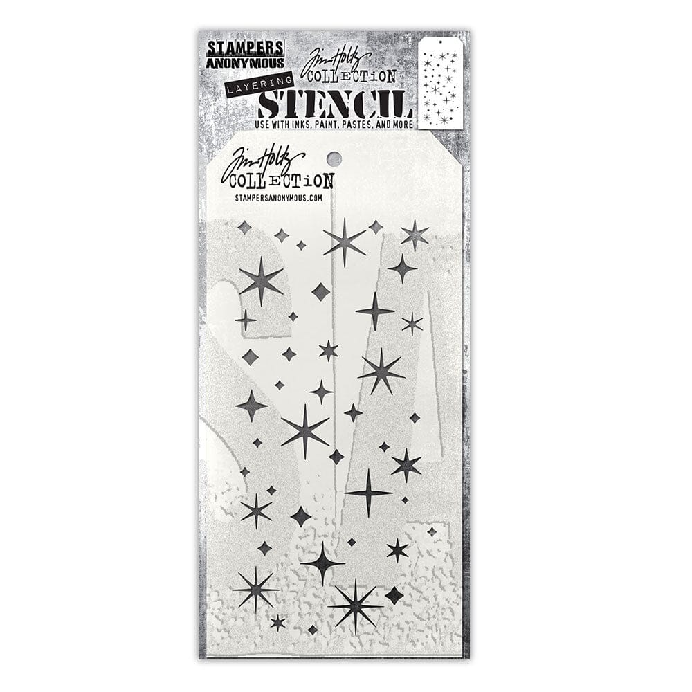 Tim Holtz Stampers Anonymous Layering Stencil Twinkle