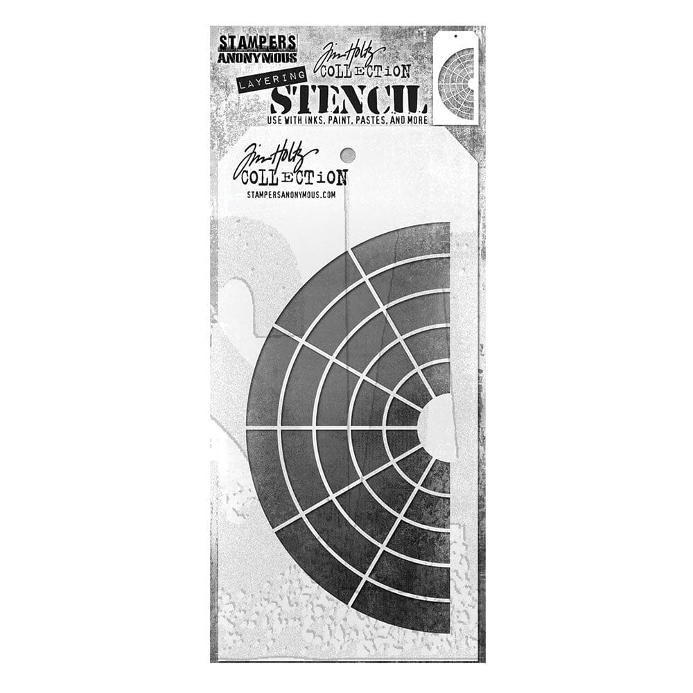 Tim Holtz Stampers Anonymous Layering Stencil Wheel Tim Holtz Other 