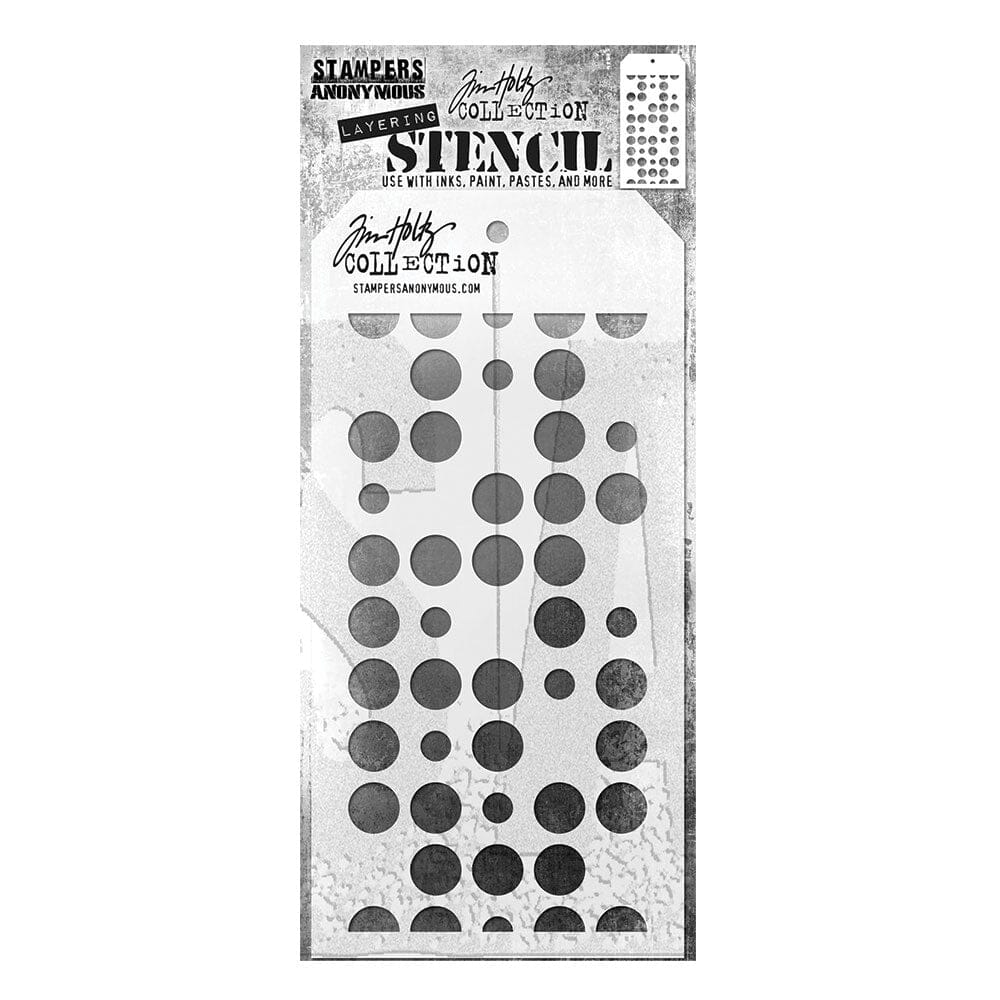 Tim Holtz Stampers Anonymous Layering Stencil Spots Tim Holtz Other 