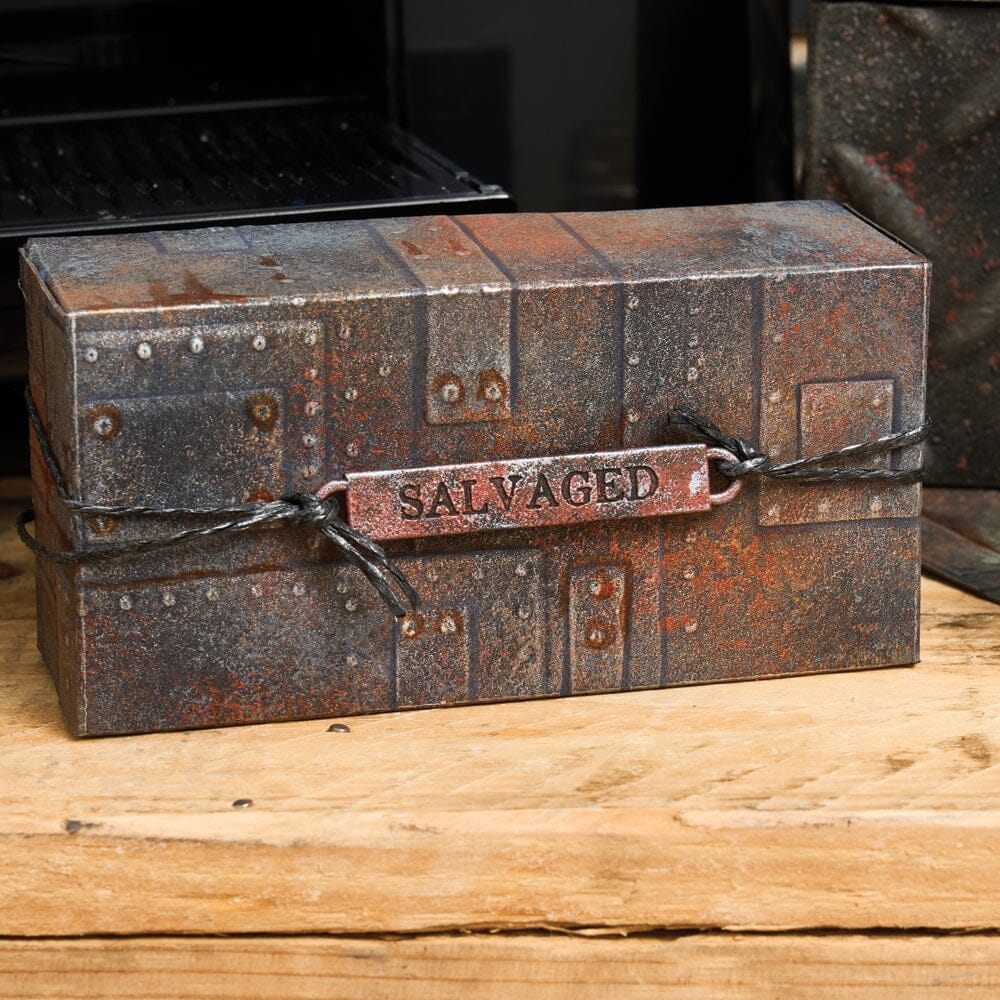 Tim Holtz Sizzix 3-D Texture Large Embossing Folder Foundry Cutting Dies Tim Holtz Other 