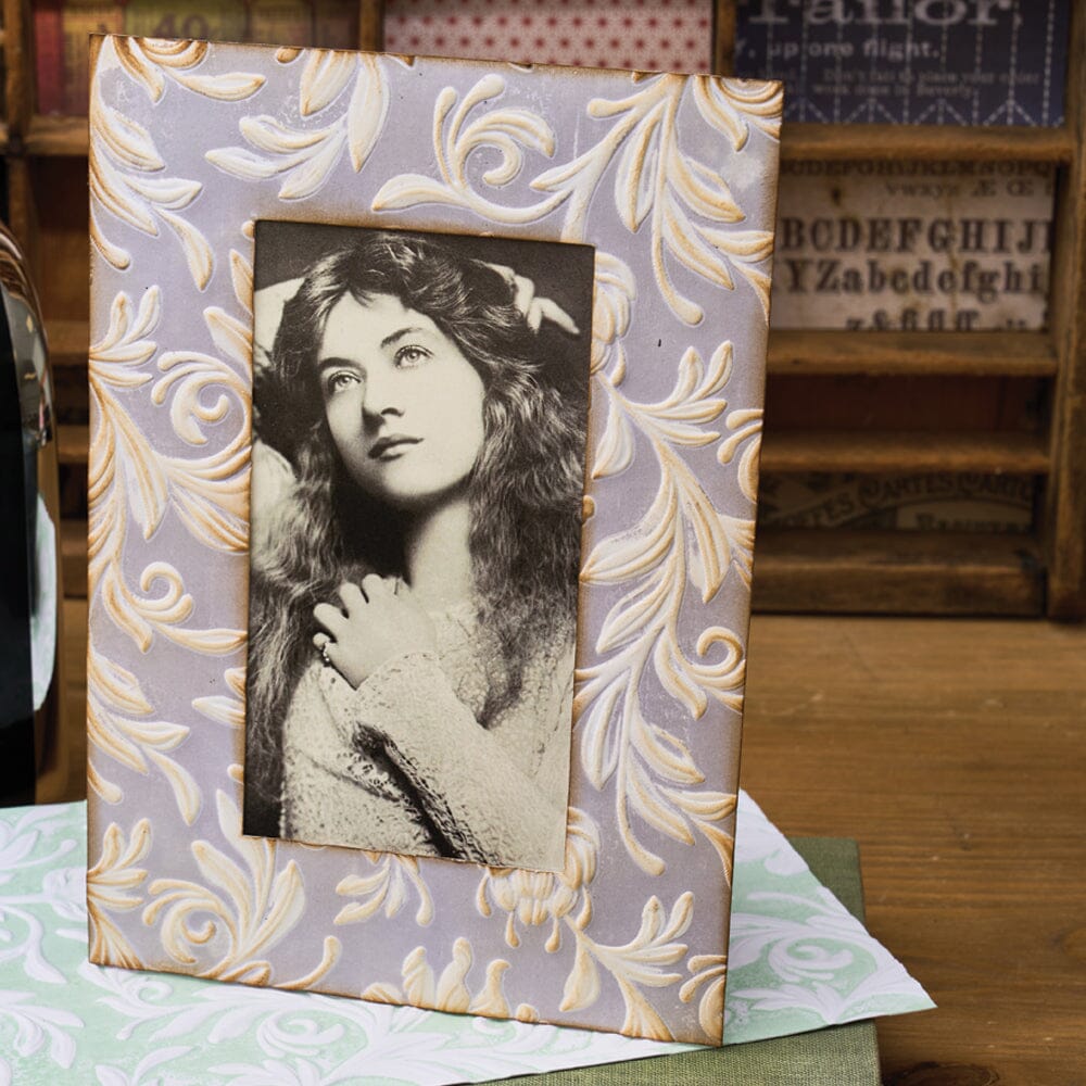 Tim Holtz Sizzix 3-D Texture Large Embossing Folder Botanical Cutting Dies Tim Holtz Other 