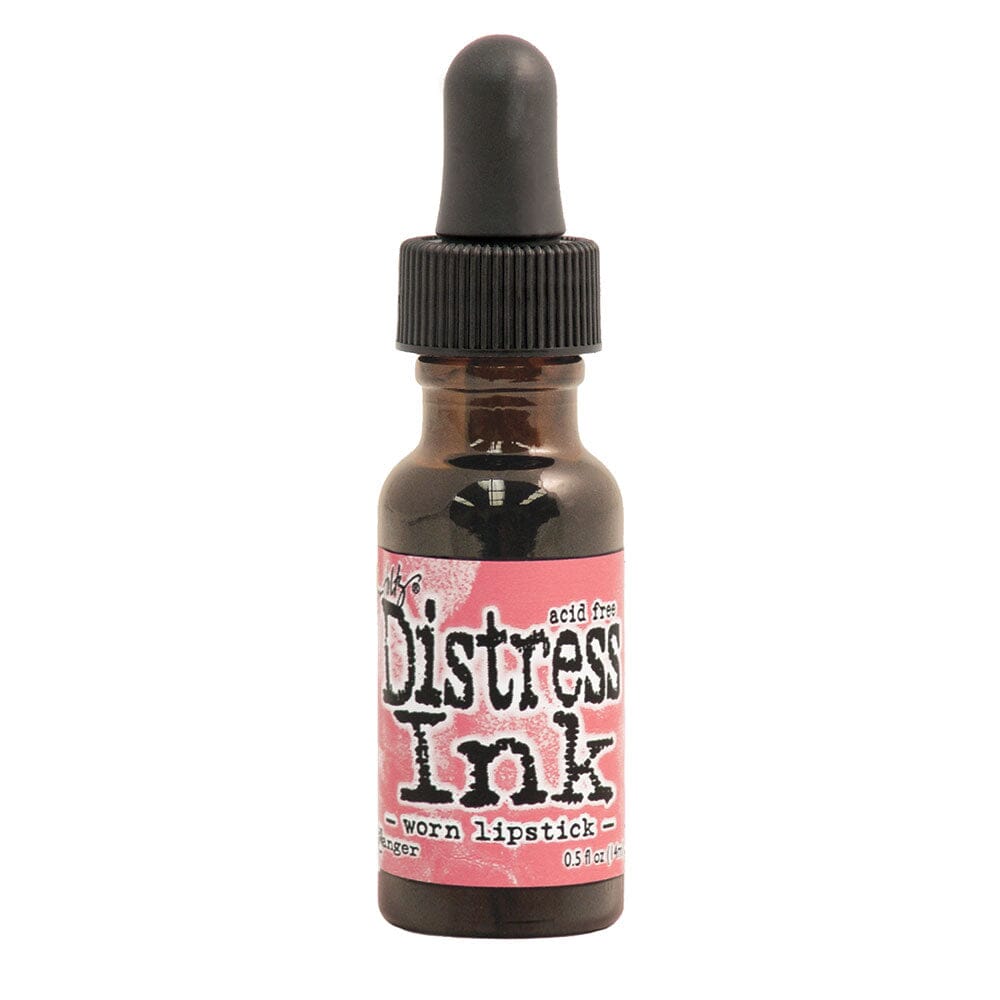 Tim Holtz Distress® Ink Pad Re-Inker Worn Lipstick, 0.5oz Ink Distress 