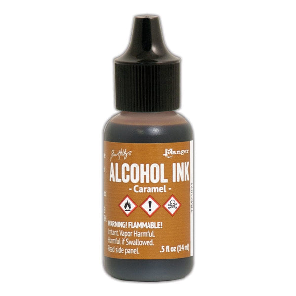 Tim Holtz® Alcohol Ink Caramel, 0.5oz Ink Alcohol Ink 