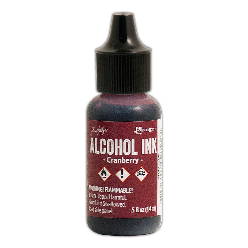 Tim Holtz® Alcohol Ink Cranberry, 0.5oz Ink Alcohol Ink 