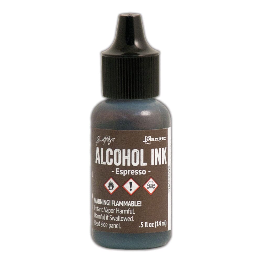 Tim Holtz® Alcohol Ink Espresso, 0.5oz Ink Alcohol Ink 