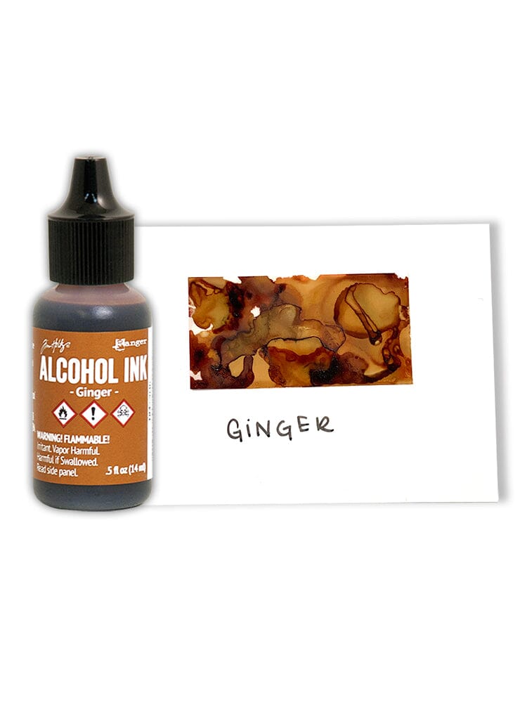 Tim Holtz® Alcohol Ink Ginger, 0.5oz Ink Alcohol Ink 
