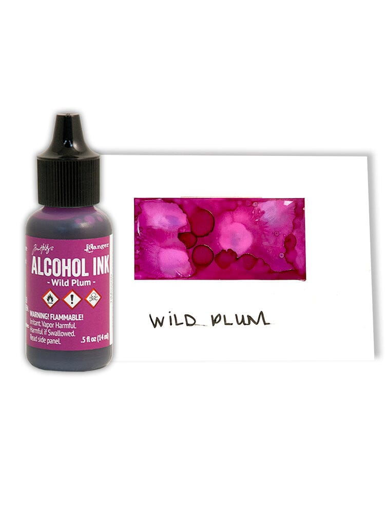 Tim Holtz Alcohol Ink Wild Plum 0.5oz Ink Alcohol Ink 