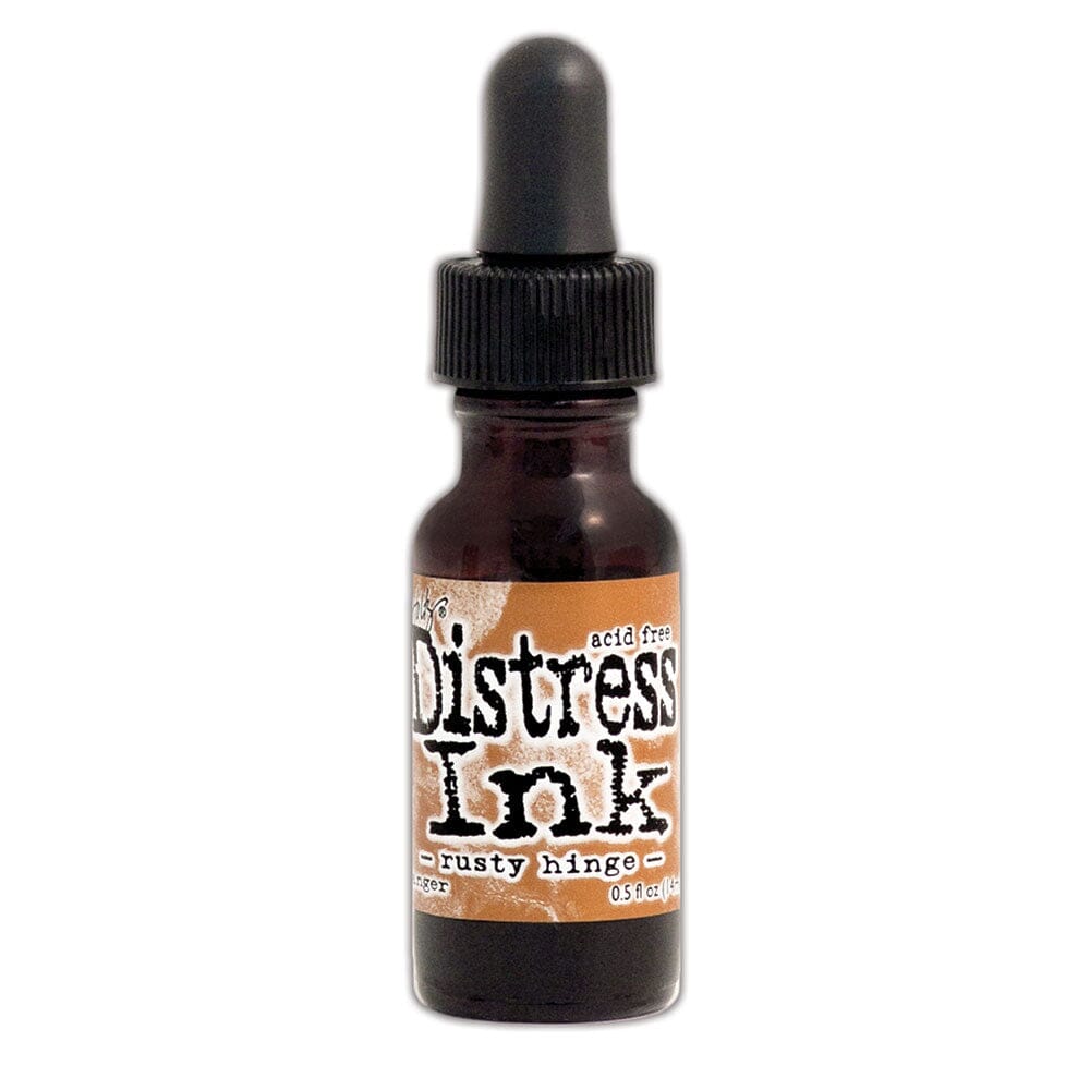 Tim Holtz Distress® Ink Pad Re-Inker Rusty Hinge, 0.5oz Ink Distress 
