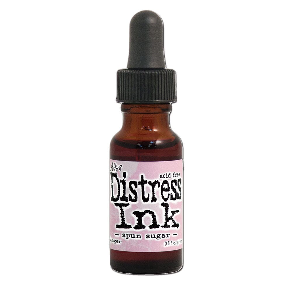 Tim Holtz Distress® Ink Pad Re-Inker Spun Sugar, 0.5oz Ink Distress 