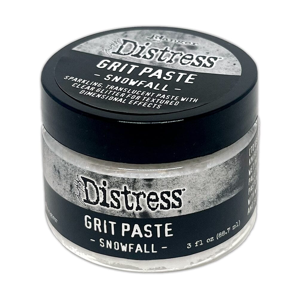 Tim Holtz Distress® Christmas Grit Paste - Snowfall Adhesives & Mediums Distress 