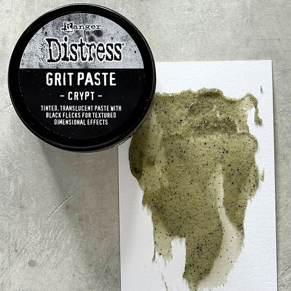 Tim Holtz Distress® Grit-Paste - Crypt Adhesives & Mediums Distress 