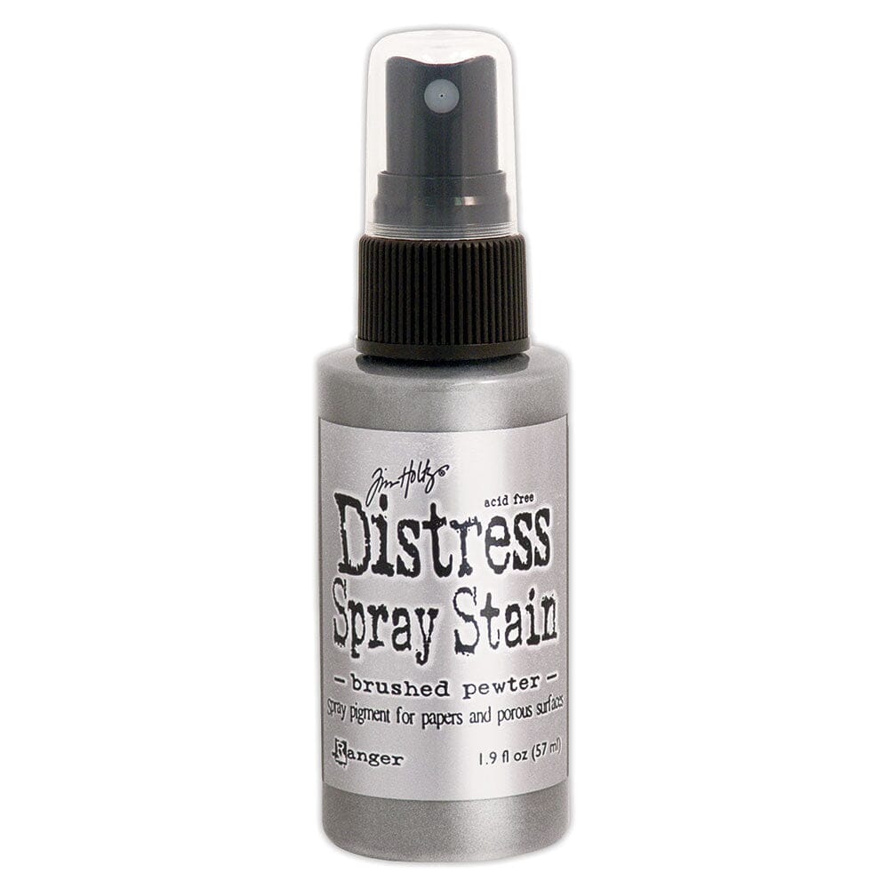 Tim Holtz Distress® Spray Stain Brushed Pewter, 2oz Sprays Distress 