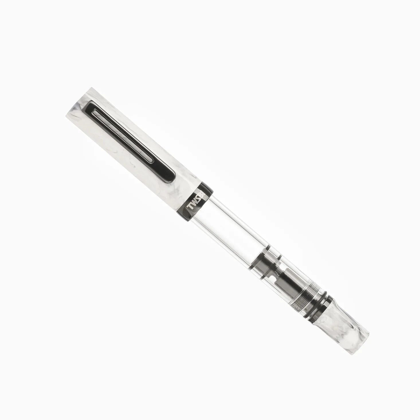 Twsbi Eco Fountain Pen - Limited Edition Carrara with Onyx Writing & Coloring Twsbi 