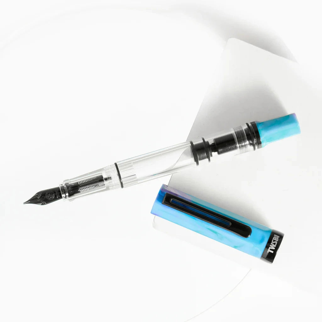 Twsbi Eco Fountain Pen - Limited Edition Cosmos Blue with Onyx Writing & Coloring Twsbi 