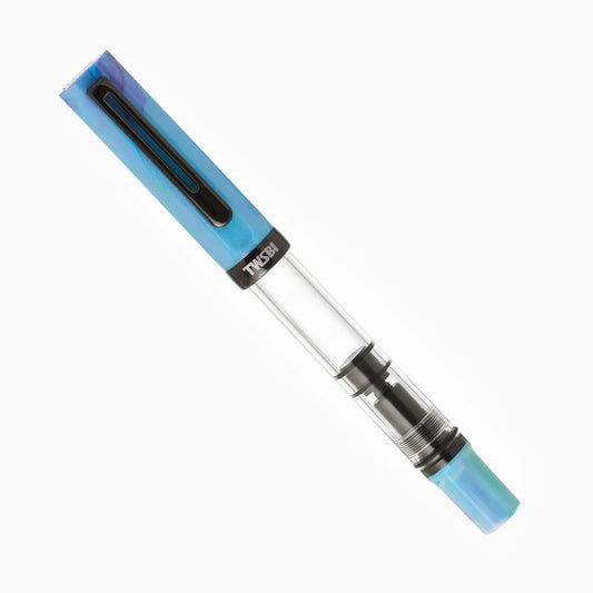 Twsbi Eco Fountain Pen - Limited Edition Cosmos Blue with Onyx Writing & Coloring Twsbi Extra Fine 