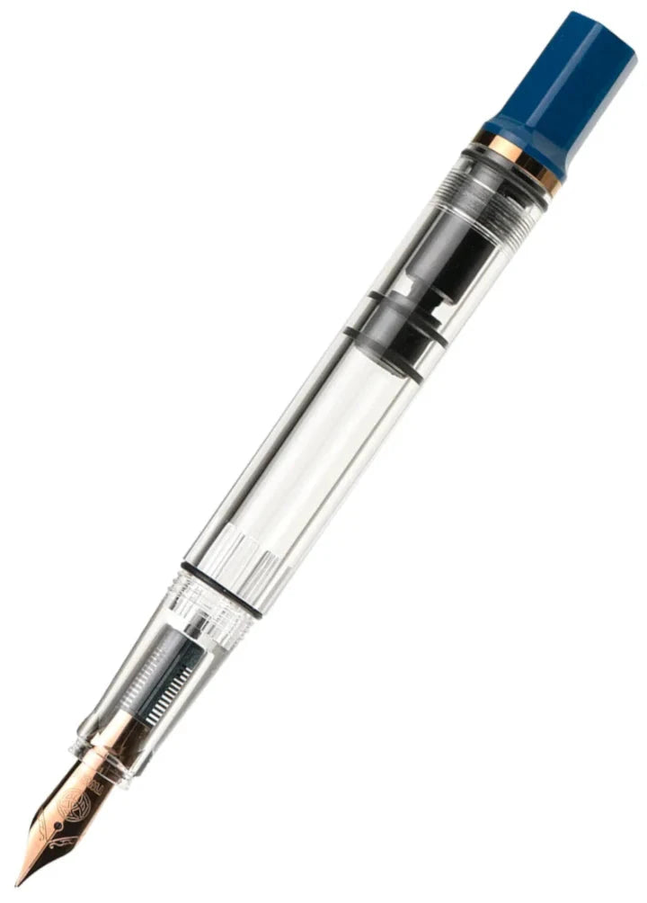 Twsbi Eco Fountain Pen - Limited Edition Indigo Blue with Bronze Writing & Coloring Twsbi Broad 
