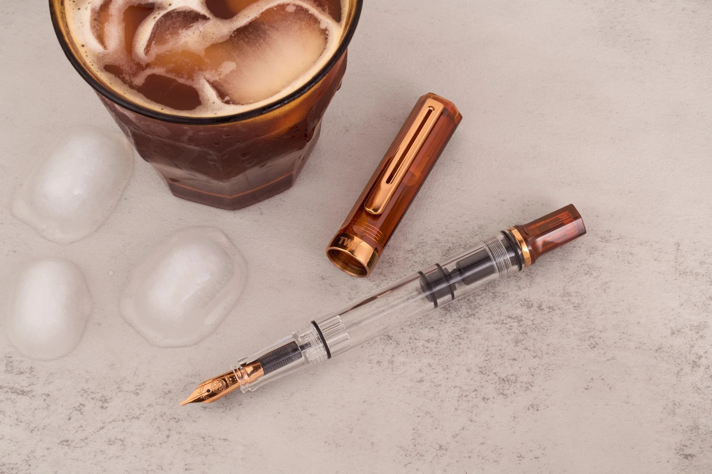 Twsbi Eco Fountain Pen - Limited Edition Rootbeer with Bronze Writing & Coloring Twsbi 