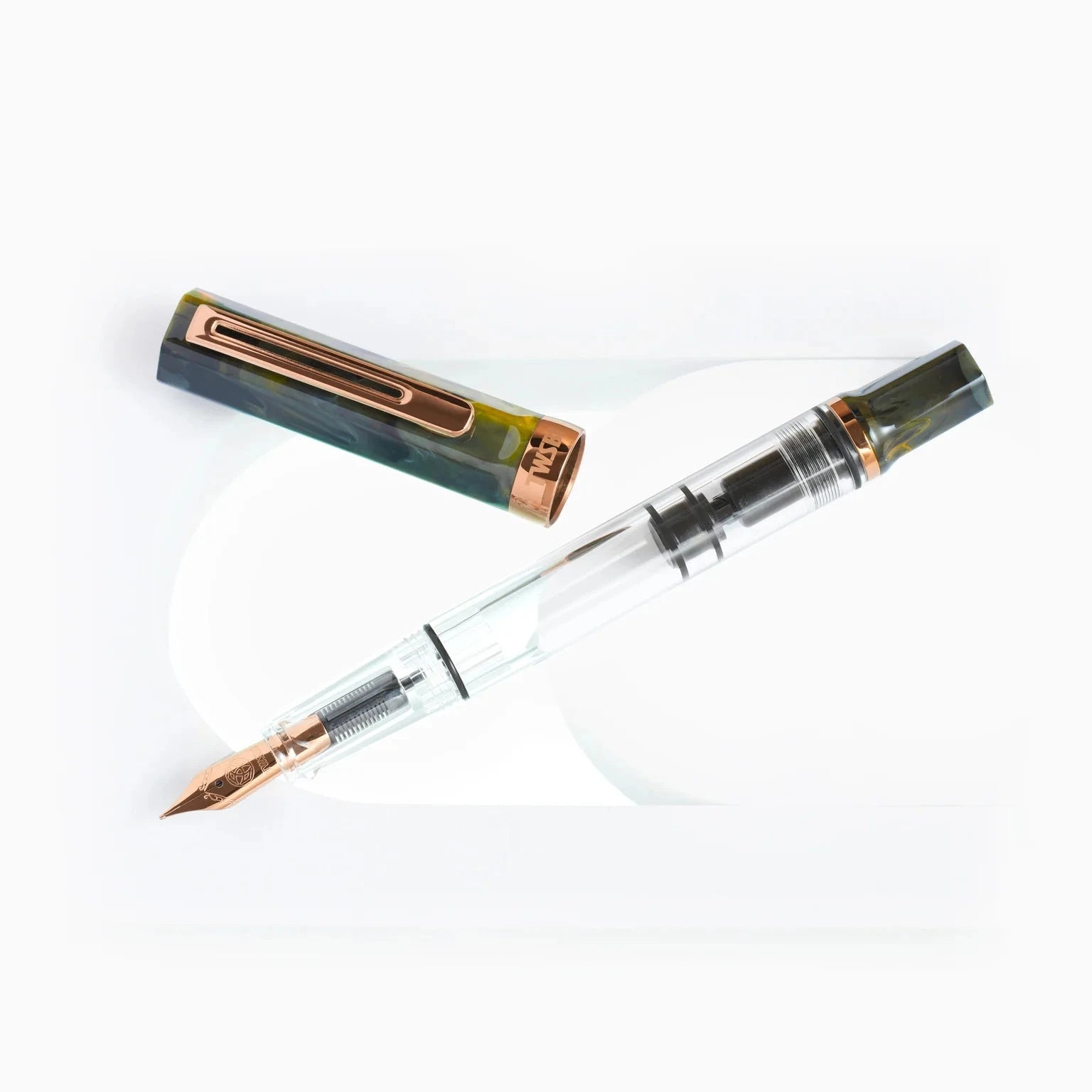 Twsbi Eco Fountain Pen - Limited Edition Serpentine with Bronze Writing & Coloring Twsbi 