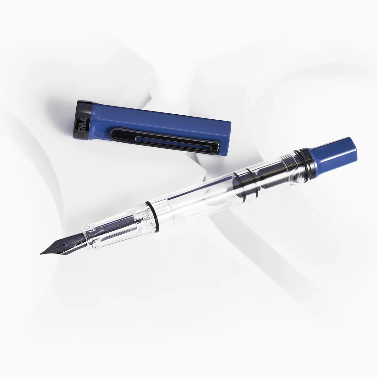 Twsbi Eco Fountain Pen - Limited Edition Slate Blue with Onyx Writing & Coloring Twsbi 