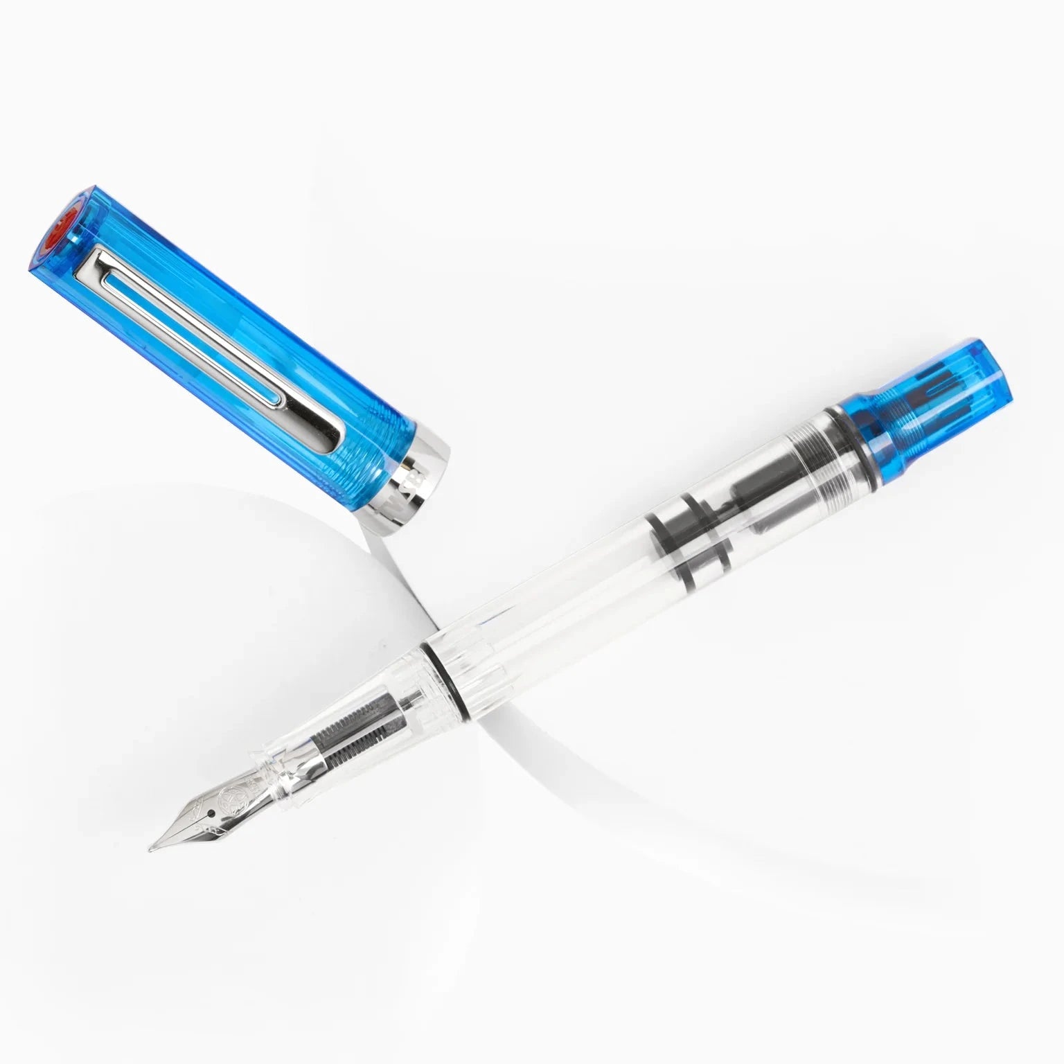 Twsbi Eco Fountain Pen - Transparent Blue Writing & Coloring Twsbi 