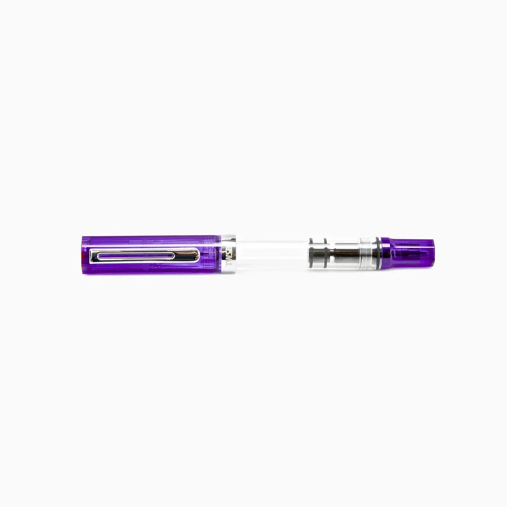 Twsbi Eco Fountain Pen - Limited Edition Transparent Purple Writing & Coloring Twsbi 